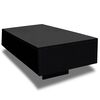vidaXL Salontafel hoogglans zwart
