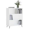 vidaXL Boekenkast 69,5x32,5x90 cm bewerkt hout wit