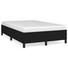 vidaXL Bedframe zonder matras 120x190 cm stof zwart