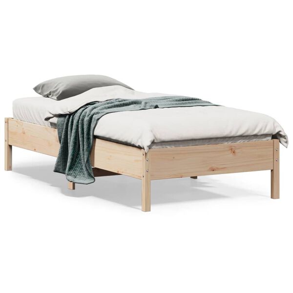 vidaXL Bedframe zonder matras massief grenenhout 90x190 cm
