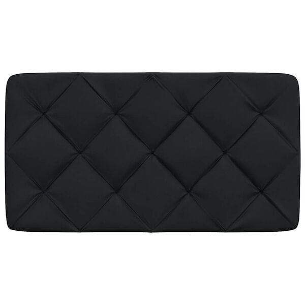 vidaXL Hoofdbordkussen 90 cm stof zwart