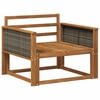 vidaXL Buiten Midden Sofa Massief Acaciahout Naturel