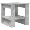 vidaXL Salontafel Beton Grijs 51 x 50 x 50 cm Bewerkt hout