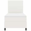 vidaXL Boxspringbed Cr&egrave;me en Wit 100 x 200 cm Katoen Stof