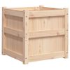 vidaXL Plantenbak 50x50x50 cm massief grenenhout