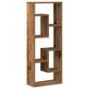 vidaXL Wandplank 36x16x90 cm bewerkt hout oud houtkleurig