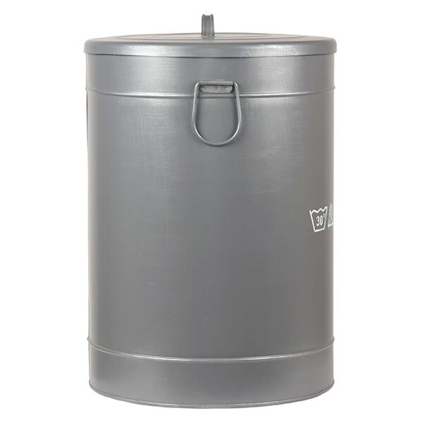 LABEL51 Wasmand L 40x40x58 cm antiekgrijs