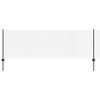 vidaXL gelast draadhek met palen 10 x 0,8 m PVC-Coated Staal Grijs