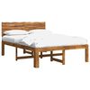 vidaXL Tweepersoonsbed met hoofdeinde ROSTOCK Naturel 120 x 200 cm
