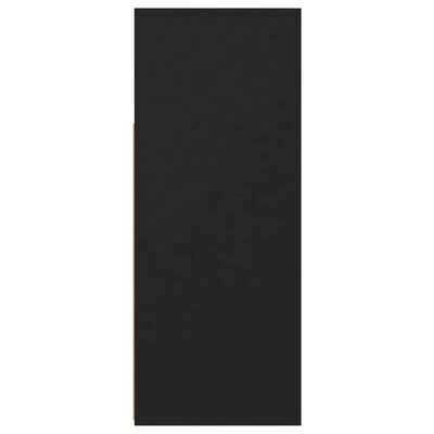 vidaXL Dressoir met LED-verlichting 115,5x30x75 cm zwart