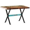 vidaXL Eettafel 120x60x76 cm massief gerecycled hout