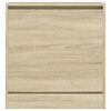 vidaXL Schoenenkast 60x34x63,5 cm bewerkt hout sonoma eikenkleurig