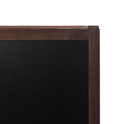 vidaXL Krijtbord dubbelzijdig vrijstaand 60x80 cm cederhout