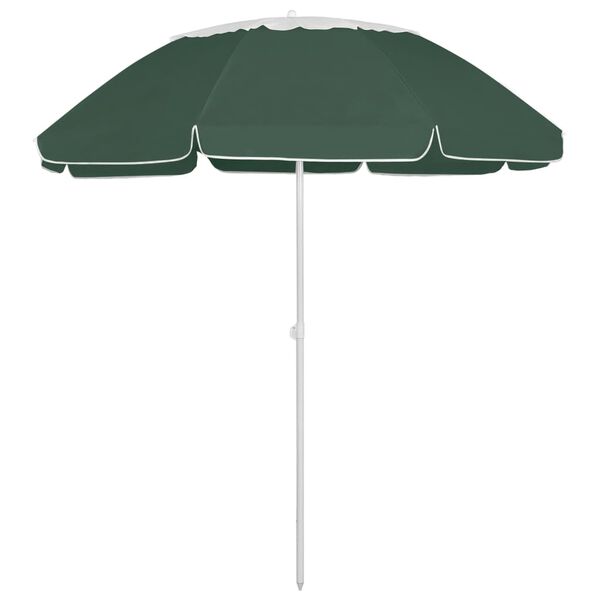 vidaXL Strandparasol 300 cm groen