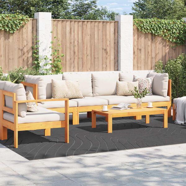 vidaXL Vloerkleden Rechthoekig Antraciet 340 x 240 cm