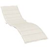 vidaXL Ligbedkussen 200x50x4 cm stof gem&ecirc;leerd cr&egrave;mekleurig