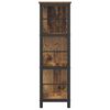 vidaXL Boekenkast Oud Hout 102 x 32 x 104,5 cm Bewerkt hout