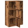 vidaXL Boekenkast 60,5x30x90 cm bewerkt hout oud houtkleurig