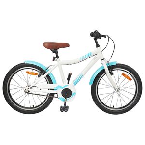 vidaXL Kinderfiets 18 Inch voor 5-7 jaar Lichtblauw