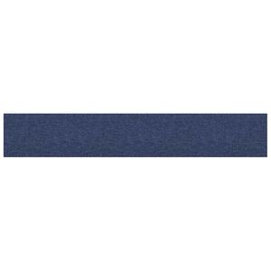 vidaXL Wandhoofdbord 12 st 90 x 15 cm Blauw Stof
