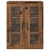 vidaXL Wandgemonteerde Kasten 2 pcs Oud hout 69,5 x 34 x 90 cm