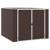 vidaXL Tuinschuur 195x198x159 cm gegalvaniseerd staal bruin