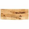 vidaXL Tafelblad met natuurlijke rand 90x30x2,5 cm massief mangohout