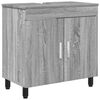 vidaXL Badkamer Waskom Grijs Sonoma 60 x 35 x 60 cm Bewerkt hout