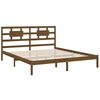 vidaXL Bedframe massief hout honingbruin 200x200 cm