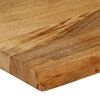 vidaXL Tafelblad met natuurlijke rand 110x40x3,8 cm massief mangohout