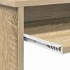 vidaXL Bureau met lade Sonoma Eiken 120,5 x 44 x 88,5 cm Bewerkt hout