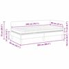 vidaXL Hoekbedframe met Matras Anders 2 pcs Lichtgrijs Stof