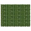 vidaXL Balkonscherm met bladeren Groen 200 x 150 cm