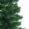 vidaXL Hoek Kunstkerstboom met 150 LED Groen 150 cm PVC en Metaal