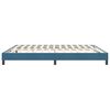 vidaXL Boxspringbed zonder matras 180x220 cm fluweel donkerblauw