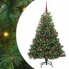 vidaXL Kunstkerstboom Groen 120 cm PE en PVC