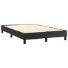 vidaXL Boxspring bed kunstleer zwart 120x200 cm