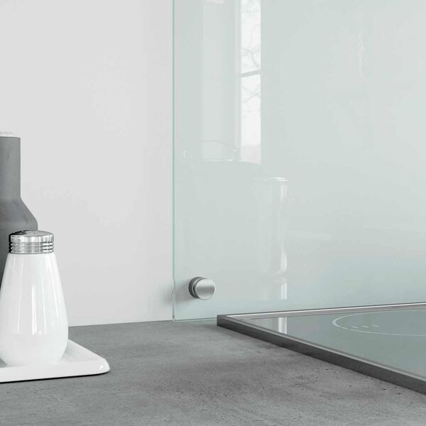 vidaXL Spatscherm keuken 70x40 cm gehard glas zwart