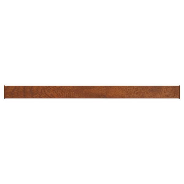 vidaXL Raamsokkel Bruin Hout 140 x 15 x 4,5 cm PVC