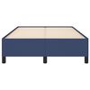 vidaXL Bedframe zonder matras 120x190 cm stof blauw