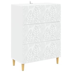 vidaXL Ladenkast Wit 66 x 34,5 x 90 cm Bewerkt hout