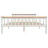 vidaXL Bedframe met 4 lades massief grenenhout wit 160x200 cm