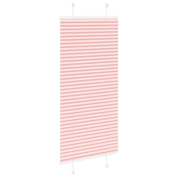 vidaXL Pliss&eacute; rolgordijn 55x150 cm stofbreedte 54,4 cm polyester roze