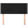 vidaXL Hoofdbord 80x5x78/88 cm fluweel zwart