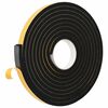 vidaXL Zelfklevende schuimtape 20 st Zwart 20mm x 5m CR Schuim