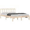 vidaXL Bedframe massief grenenhout 135x190 cm