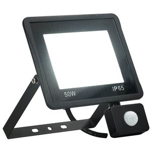 vidaXL Spotlight met sensor LED 50 W koudwit