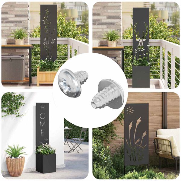 vidaXL Vergrendelingsschroeven 2 pcs Zilver M4 x 5 mm IJzer