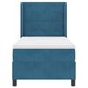 vidaXL Boxspring bed met hoofdeinde Blauw 100 x 200 cm Fluweel