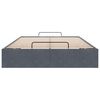 vidaXL Bedframe zonder matras 120x190 cm fluweel donkergrijs
